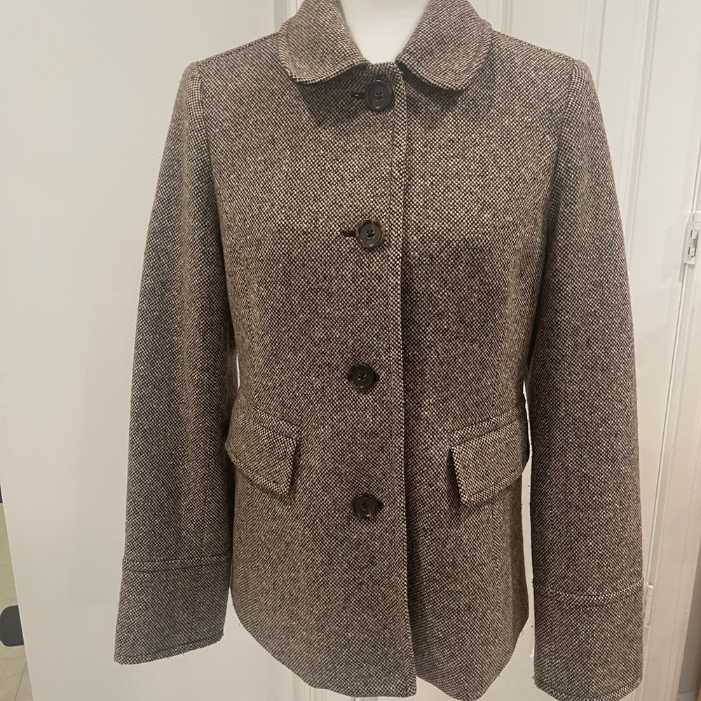 Banana Republic Women’s Tweed Wool blend Coat M